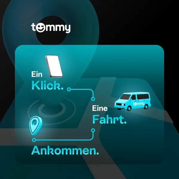 tommy – Digitaler Fahrdienst in Südtirol 🚗 | Taxi Alternative 24/7