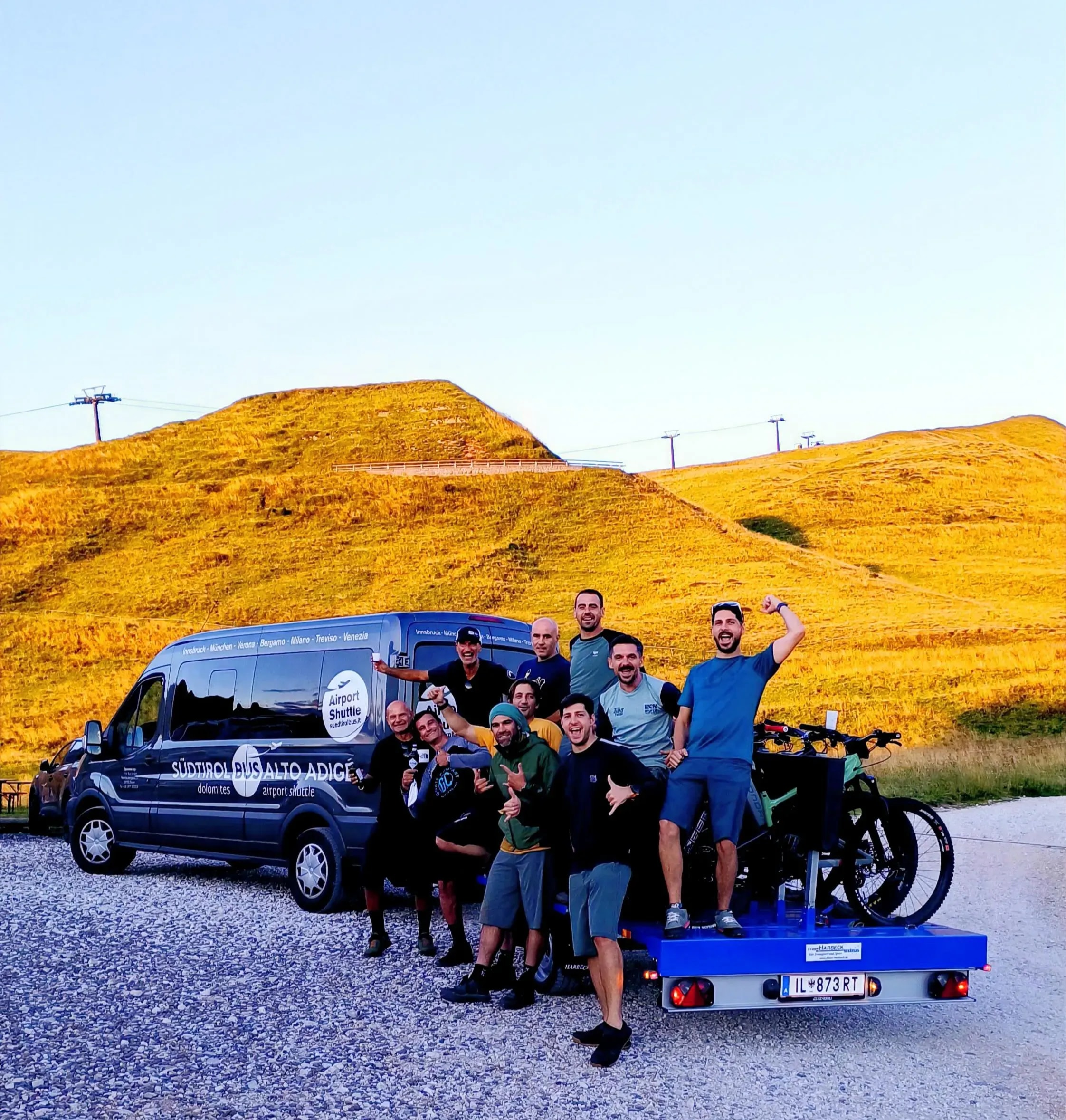 Sorgloser Fahrrad Transport Bike Shuttle Gardasee - Mestre - Venedig - Verona - Bozen - Meran -Garmisch - München